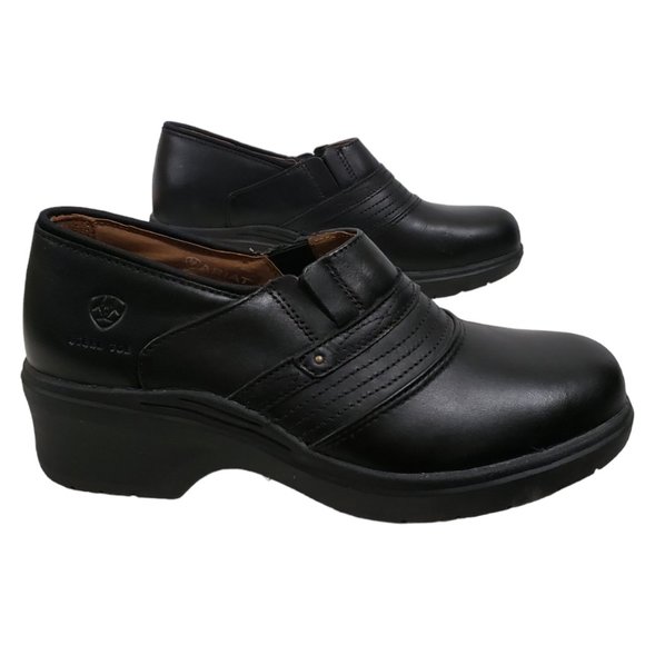 Ariat Shoes Ariat Womens Size 1 B Black Leather Steel Toe Safety